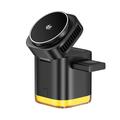 JJT-C53 5-i-1 magnetisk trådløs oplader med køler - Qi 2.2, 25W