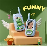 JK200 Video Walkie-Talkie til børn med kamera - 2 stk. - Blå dinosaur