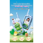 JK200 Video Walkie-Talkie til børn med kamera - 2 stk. - Blå dinosaur