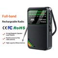 JOC TG-77 Bærbar FM/AM/SW-radio til ældre - Sort