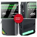 JOC TG-77 Bærbar FM/AM/SW-radio til ældre - Sort