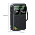 JOC TG-77 Bærbar FM/AM/SW-radio til ældre - Sort