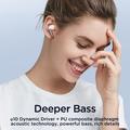 JOYROOM JR-BB1 In-Ear Bluetooth-hovedtelefoner Subwoofer trådløst headset IPX4 vandtætte ørepropper - hvid