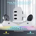 JYS MQ001 til Oculus / Meta Quest 3 magnetisk opladningsdock RGB-lys VR-headset displaystativ VR-tilbehør