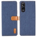Sony Xperia 1 V Jeans Series Pung Cover