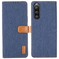 Sony Xperia 10 V Jeans Series Pung Cover