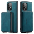 Samsung Galaxy A52 5G/A52s 5G Jeehood Aftageligt 2-i-1 Cover med Pung - Blå