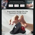 Jomaa JOM255 Ergonomisk trådløs trackball-mus - Sort