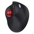 Jomaa JOM255 Ergonomisk trådløs trackball-mus - Sort