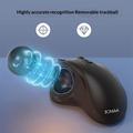 Jomaa JOM255 Ergonomisk trådløs trackball-mus - Sort