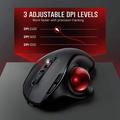 Jomaa JOM255 Ergonomisk trådløs trackball-mus - Sort