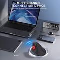 Jomaa JOM255 Ergonomisk trådløs trackball-mus - Sort
