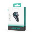 Joyroom JR-CCN19 65W biloplader med 3 porte (PD/QC) - 2x USB-C, USB-A - Grå