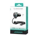 Joyroom JR-CL07 3-i-1 kablet hurtig biloplader 72W - USB-C, USB-A - Sort