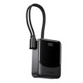 Joyroom JR-PC1 10000mAh powerbank med indbyggede USB-C- og Lightning-kabler - sort