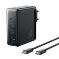 Joyroom JR-TG11 4-ports GaN-hurtigoplader 100W - sort