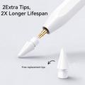 Joyroom JR-X9S Pro Active Stylus-pen - USB-C, 2 spidser - hvid