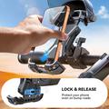 Joyroom JR-ZS528 cykelholder med solskærm - 4.7-7" - sort