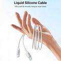 Joyroom S-A62 60W USB-C-kabel med hurtigopladning, 1.2m - hvid