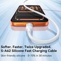 Joyroom S-A62 60W USB-C-kabel med hurtigopladning, 1.2m - hvid