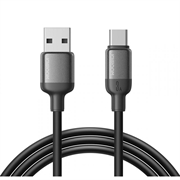 Joyroom S-A62 Lively USB-A/USB-C-kabel - 3A, 480Mbps - 1.2m - sort