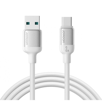 Joyroom S-A62 Lively USB-A/USB-C-kabel - 3A, 480Mbps - 1.2m - hvid