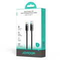 Joyroom S-A63 USB-C-kabel til dataoverførsel og hurtigopladning, 1.2m, 100W - sort
