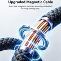 Joyroom S-A65 magnetisk USB-C-kabel - 100W/1.2m - sort