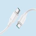 Joyroom S-CC060A9 USB-C-kabel - 60W, 1m - hvid