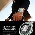Joyroom Venture JR-FV2 Pro smartwatch med over 120 sportsprogrammer - 5 ATM - sølv / grøn