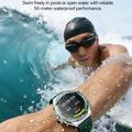 Joyroom Venture JR-FV2 Pro smartwatch med over 120 sportsprogrammer - 5 ATM - sølv / grøn