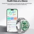 Joyroom Venture JR-FV2 Pro smartwatch med over 120 sportsprogrammer - 5 ATM - sølv / grøn