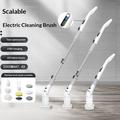 K-130 elektrisk rengøringsbørste med 8 børstehoveder til hjemmet og bilen