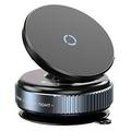 K009 Kompakt magnetisk biltelefonholder til instrumentbræt og forrude - sort