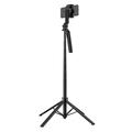 K05 magnetisk stativ-selfiestang med Bluetooth-fjernbetjening - sort