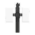 K06 Magnetisk Bluetooth-selfiestang med to arbejdslamper - 170cm - sort