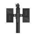 K06 Magnetisk Bluetooth-selfiestang med to arbejdslamper - 170cm - sort