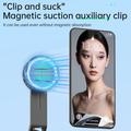 K06 Magnetisk Bluetooth-selfiestang med to arbejdslamper - 170cm - sort