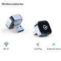 K16C Mini 2-i-1 trådløs Android Auto- og CarPlay-adapter