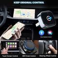 K16C Mini 2-i-1 trådløs Android Auto- og CarPlay-adapter