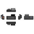 K17 dobbelt 4K-bilkamera med HDR-nattesyn, GPS og WiFi - sort