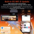 K19 dobbelt bilkamera i 4K Ultra HD med GPS og WiFi - sort