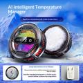 K31 magnetisk telefonholder med AI-temperaturregulering - sort
