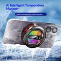 K31 magnetisk telefonholder med AI-temperaturregulering - sort