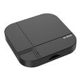 K712 Trådløs CarPlay/Android Auto AI-boks – 4+32GB, Bluetooth 5.3, dual-band WiFi – sort