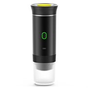 KF-JN-02 3-i-1 bærbar elektrisk espressomaskine til camping - sort