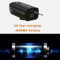 KINGKONG L50-X6 Cykelforlygte USB genopladelig 4600mAh battericykellygte med høj kapacitet og silikonebase