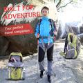 KODENOR 2 stk. sammenklappelige vandrestave til trekking, camping, rejser og klatring - kort stil - blå
