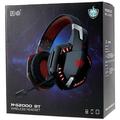 KOTION EACH G2000BT Stereo Gaming Headset Støjreducerende Over Ear-hovedtelefoner med aftagelig mikrofon - Rød