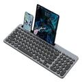 KS184 trådløst tastatur- og musesæt med holder til tablet/smartphone